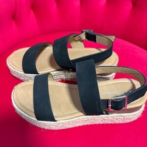 Black Women's Sandals Size 6